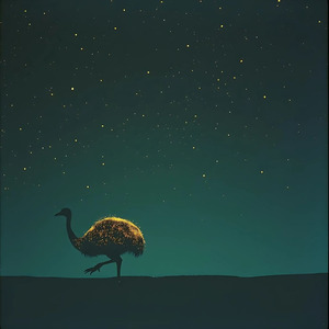 クリスマスのエミュー