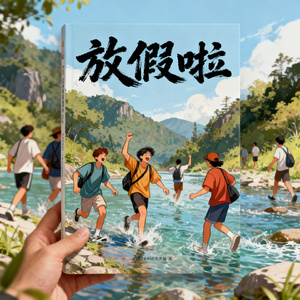 放假啦