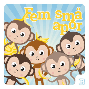 Fem små apor