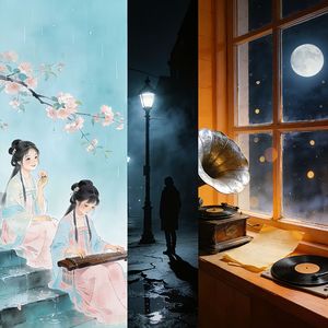 宁可可与落雨琴