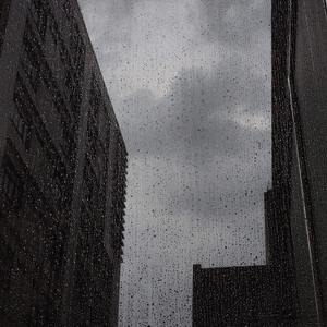 thundering summer rain