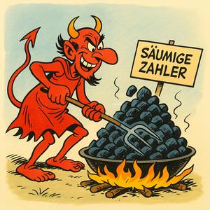 Der Mahnungsteufel