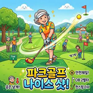 파크골프 나이스 샷!