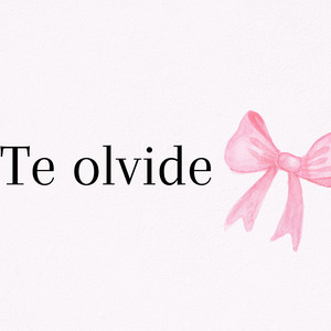 Te Olvide