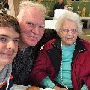 saying goodbye to Nann