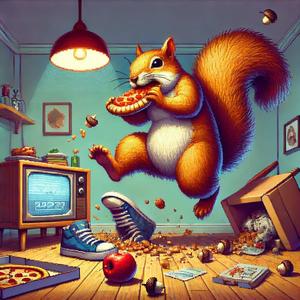 Giant Squirrel in My Apartment