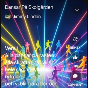 Alla dansar på skolgården