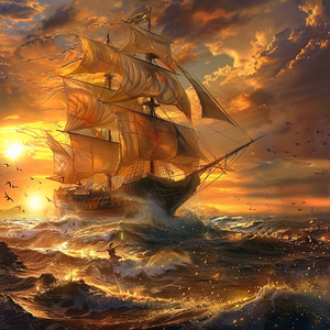 Wrecked Ship, Unknown Land