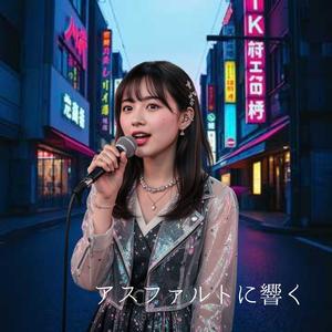 アスファルトに響く　都会の夜私だけの足音。