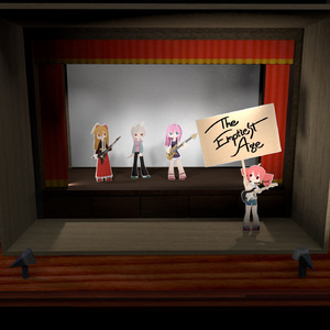 くずれていくように