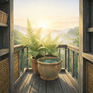 Balcony Light with Quiet Wings