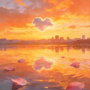 大城小爱（乌黑的发尾盘成一个圈）