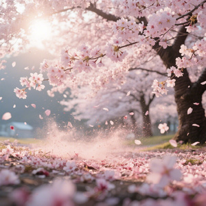 樱花树上满堂开