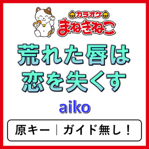 荒れた唇は恋を失くす（カラオケ）[aiko]