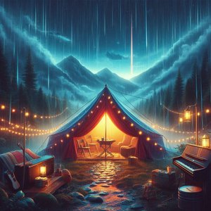 Loud Rain Noise at College Camp, Rain Noise for Sleeping 20