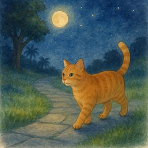 夜をお散歩CAT