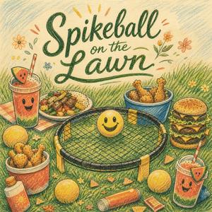 Spikeball on the Lawn (Breezy Spring Version)
