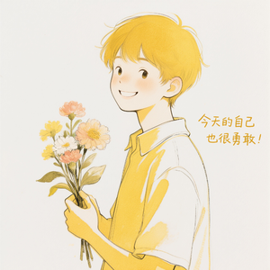 今天的自己也很勇敢