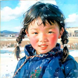 蒙古草原，天气晴