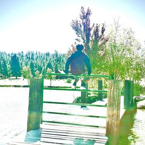 A Girl Wearing a Green Bow Walks to School, Knowing what She Did the Night Before