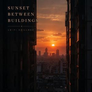 Sunset Between Buildings