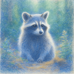 子ダヌキの小さな魔法