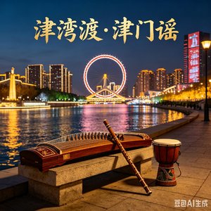 津渡月色