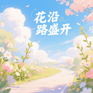 花沿路盛开
