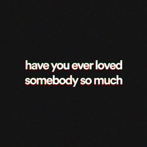 have you ever loved somebody so much