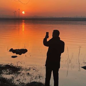 汤河落日-无为-黄建华