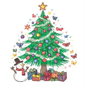塗鴉許願聖誕樹