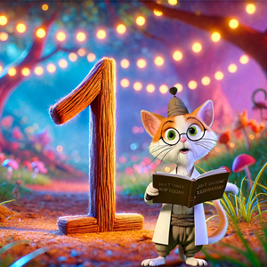 Jedynka Patyczkowa CYFERYNKA