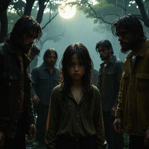 Одинокий лунный лучик