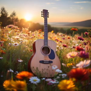 Flujo De Guitarra Melódica