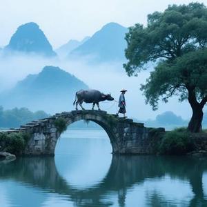 山水意境 超然自在 (纯音乐)