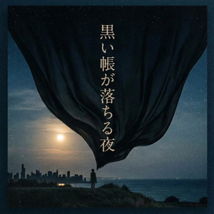 黒い帳が落ちる夜