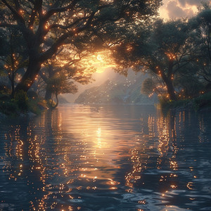 El Flujo Tranquilo De La Noche