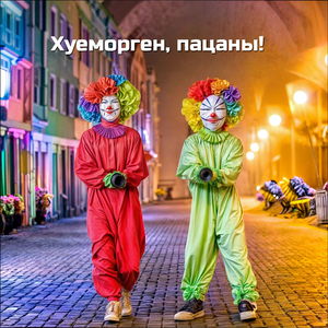Хуеморген, пацаны!