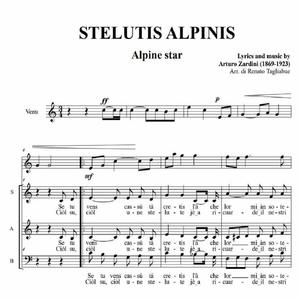 STELUTIS ALPINIS, (Full Choir and Flute in counterpoint)