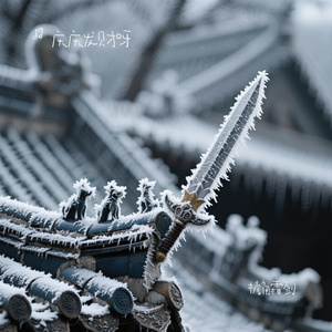 檐角霜剑