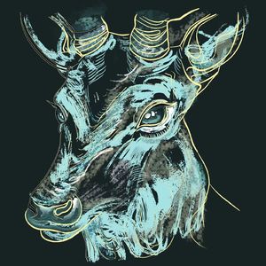 两只小鹿跳呀跳跳进悬崖嗷嗷叫