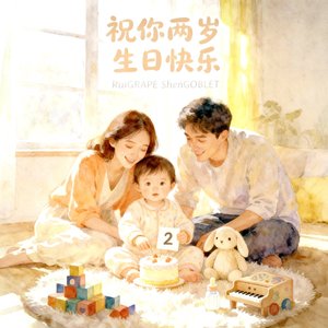 祝你两岁生日快乐