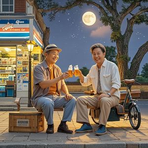 冰镇晚风与老伙计