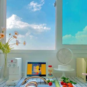 深邃的眼眸深情