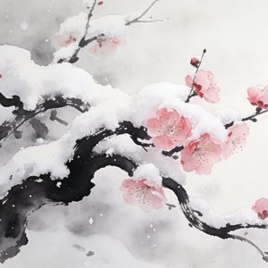 雪落无声念你情
