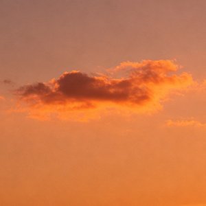 《橘色晚霞》