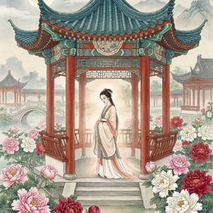 Reverie by the Peony Pavilion