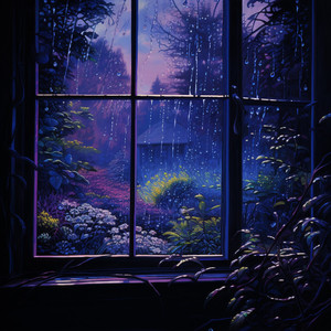 Cascading Rain and Wind's Caress