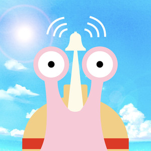 電伝虫が朝の定番曲とともに起こしてくれる （G線上のアリア）