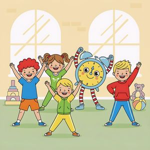 Физминутка и зарядка для детей в садике